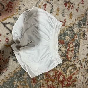 lululemon white hotty hots size 4